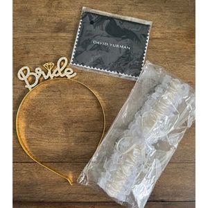 NWT Elegant Bridal Bundle!! Fun upscale bridal accessories!
